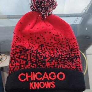 Red and Black Kids Beanie